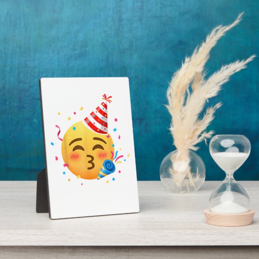 Lustige Emoticon-Party Fotoplatte (Seite)