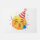 Lustige Emoticon-Party Fußmatte (Vorderseite)