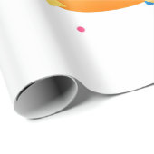 Lustige Emoticon-Party Geschenkpapier (Rolleneckpunkt)