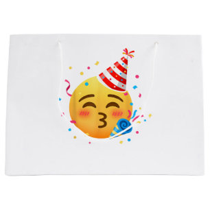 Lustige Emoticon-Party Große Geschenktüte