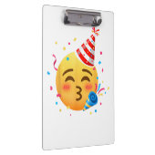 Lustige Emoticon-Party Klemmbrett (Rechts)