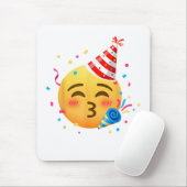 Lustige Emoticon-Party Mousepad (Mit Mouse)