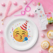 Lustige Emoticon-Party Pappteller (Party)
