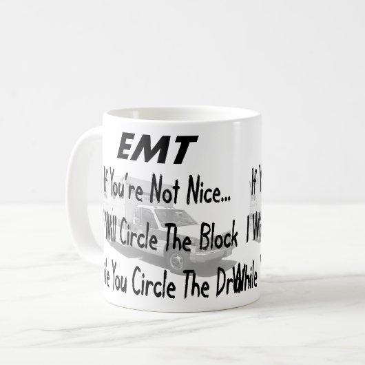 Lustige EMT T - Shirts u. Geschenke Kaffeetasse (Vorderseite Links)