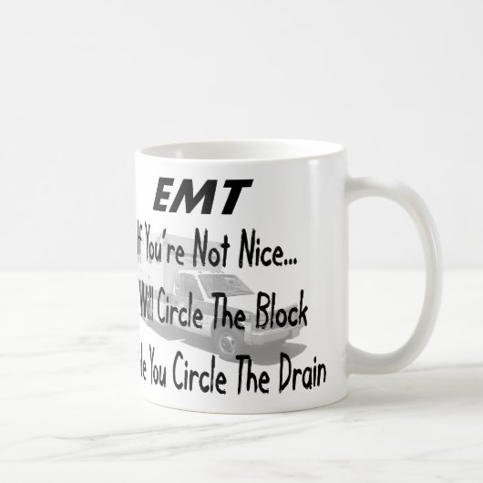 Lustige EMT T - Shirts u. Geschenke Kaffeetasse (Rechts)