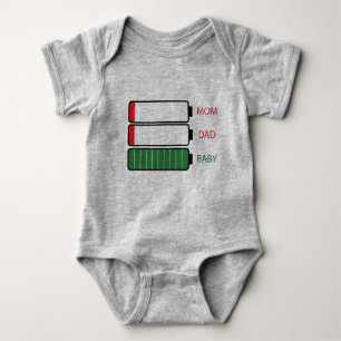 lustige Energie Baby Strampler