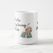 Lustige Energiespartasse Kaffeetasse (Mittel)
