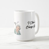 Lustige Energiespartasse Kaffeetasse (VorderseiteRechts)
