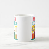 Lustige englische Lehrer erhalten Kaffeetasse (Mittel)