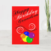 lustige Enkelin zum Geburtstag wünscht Karte (Vorderseite)