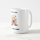 Lustige Ente Kaffeetasse (VorderseiteRechts)
