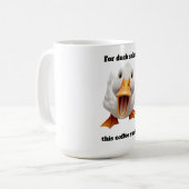 Lustige Ente Kaffeetasse (Vorderseite Links)
