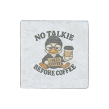 Lustige Ente Kein Reden Vor Kaffee Süße Kaffee Lie