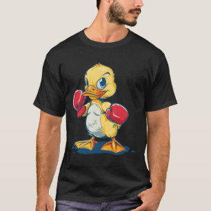 Lustige Ente mit Boxhandschuhen Kostüm für Entenli T-Shirt