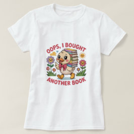 Lustige Ente mit Büchern – Geschenk für Bücherlieb T-Shirt