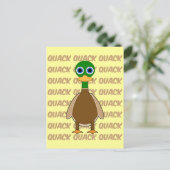 lustige Ente Postkarte (Stehend Vorderseite)