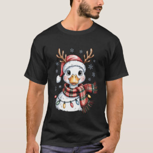Lustige Ente Weihnachten Niedlich Bauernhof Tierli T-Shirt