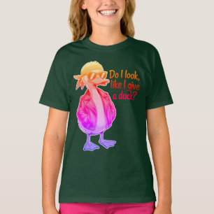 Lustige Enten Attitüde Humor Zitat T-Shirt