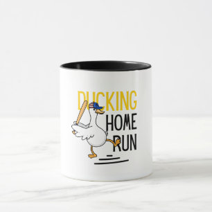 Lustige Enten Baseball Ente  Tasse