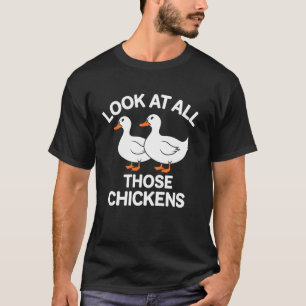 Lustige Enten-Farm-Tier-Vögel Enten Gänse Geflügel T-Shirt