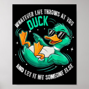 Lustige Enten Grafik T-Shirts Männer Frauen Teenag Poster