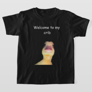 Lustige Enten-Meme – „Willkommen in meiner Bude“ S T-Shirt