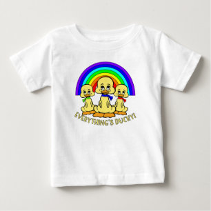 LUSTIGE ENTEN RAINBOWCORE BABY T-SHIRT