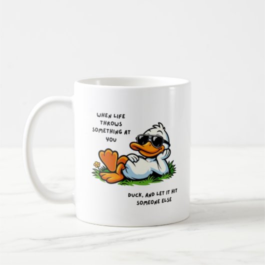 lustige Enten-Tassen Kaffeetasse (Links)