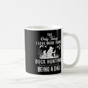 Lustige Entenjagd mit Papa-Hund-Geschenk für Enten Kaffeetasse
