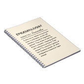 Lustige Epidemiologen-Definition Personalisiert Notizblock (Rechte Seite)