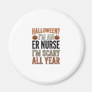 Lustige ER-Krankenschwester Halloween Gruseliges G Magnet