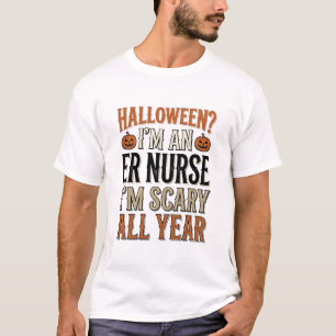 Lustige ER-Krankenschwester Halloween Gruseliges G T-Shirt