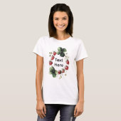 Lustige Erdbeere T-Shirt (Vorne ganz)