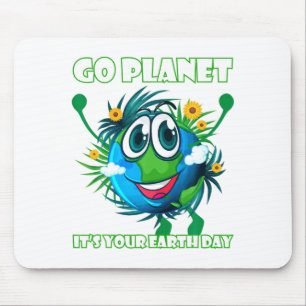 Lustige Erde Liebhaber Geschenke Geh Planet Es Ist Mousepad