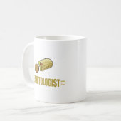 Lustige Erdnuss Kaffeetasse (Vorderseite Links)