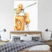 Lustige Erdnussbutter Leinwanddruck (Insitu (Schlafzimmer))