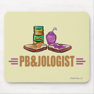 Lustige Erdnussbutter u. Gelee Mousepad