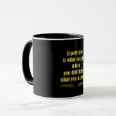 Lustige Erfahrung Witz Tasse (Vorderseite Links)