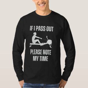 Lustige ERG-Maschine Gym Ergometer Rudern Übung T-Shirt