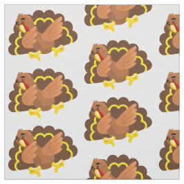 lustige Erntedank-Ding-Truthahn Stoff