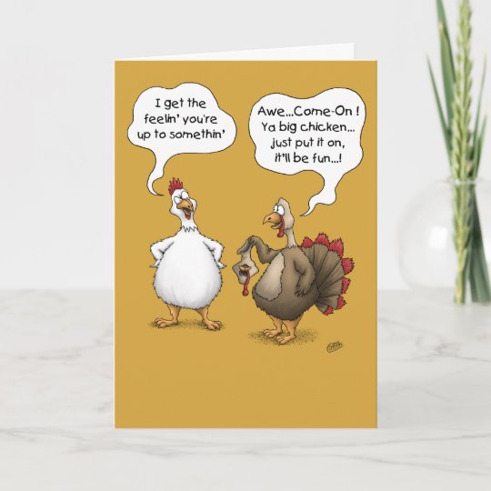 Lustige ErntedankKarten Großes Huhn Feiertagskarte Zazzle.de