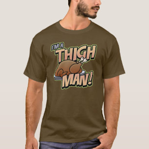 Lustige Erntedank-Schenkel-Mann-T - Shirts