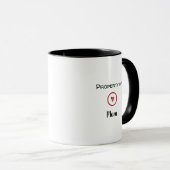 Lustige erste Kaffeetypographie Tasse (VorderseiteRechts)
