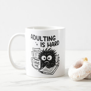 Lustige Erwachsenwerden-Tasse – Erwachsenwerden is Kaffeetasse
