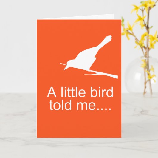 lustige Erwartung Karte (Gelbe Blume)