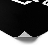 lustige Essensfreunde Wortkunst Poster (Ecke)