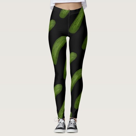 Lustige Essiggurken-Leggings Leggings (Vorderseite)
