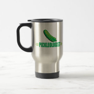 Lustige Essiggurken Reisebecher