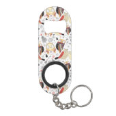 Lustige Eule der Beschaffenheit Schlüsselanhänger Flaschenöffner (Rückseite)