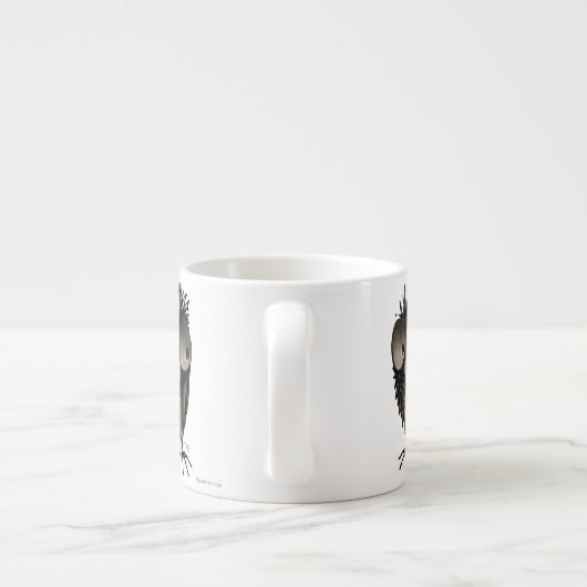 Lustige Eule Espressotasse (Rückseite)